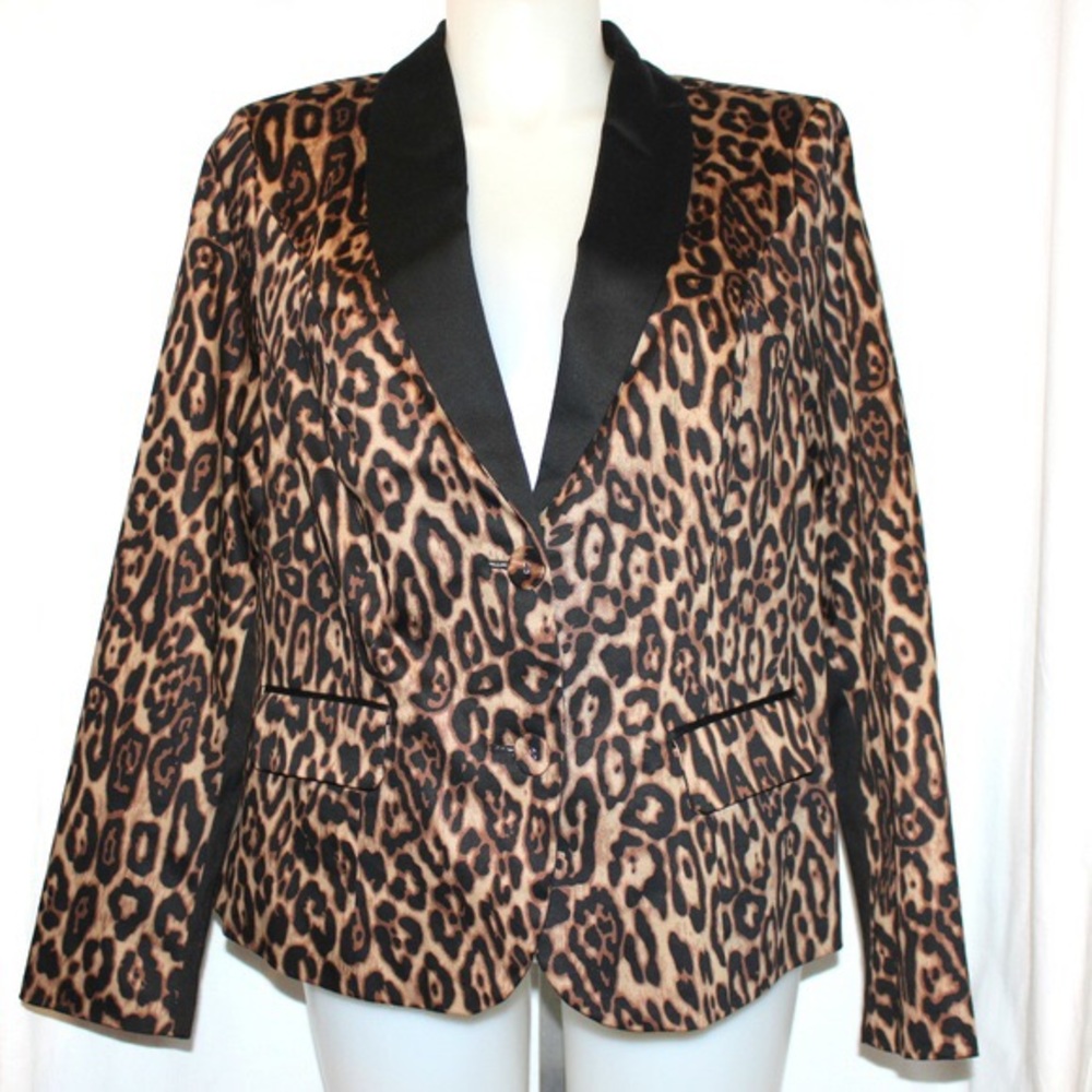 Torrid Leopard Animal Print Blazer Size 2X